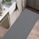 Ver imagem 2 de Tapete Passadeira Cozinha Antiderrapante 1m X 45cm Cinza