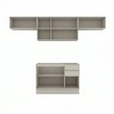 Ver imagem 3 de Cozinha Completa Fineze 8 Portas 2 Gavetas 100% MDF Areia Hp - Henn