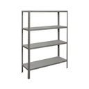 Ver imagem 1 de Estante Multiuso 30cm - 4 Bandejas - 22kg por Prateleira - Cinza