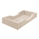 Ver imagem 3 de Cama Infantil Espumada Clara Premium Conforto Quarto Criança Proteção Moderna com Colchão Cor Bege