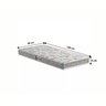 Cama Infantil Espumada Clara Premium Conforto Quarto Criança Proteção Moderna com Colchão Cor Bege - 6