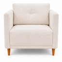Ver mais imagens de Kit 2 Poltronas Decorativas para Sala Aviv Boucle Persa Premium Cores