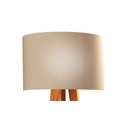 Ver imagem 3 de Luminária de Chão Tripé Delta com Cúpula Abajur Off White/nature