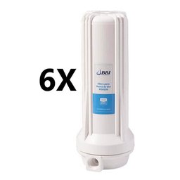 Kit C- 6 Filtro Agua 9 3-4 Ponto de Uso Pou Carvão Bbi 230-br - 2