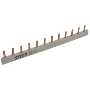 Barramento Monofásico 80a 220/440v 1x12 - S1f210b - Steck Barra Mon 80a 220/440v 1x12 S-1f210.b Stec