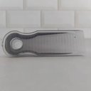 Ver imagem 6 de Kit 5 Trava Portas Cunhas Aparadores Calços Transparentes Antiderrapantes Pvc Chão