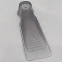 Ver imagem 5 de Kit 5 Trava Portas Cunhas Aparadores Calços Transparentes Antiderrapantes Pvc Chão