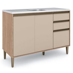 Kit Cozinha Planejada Completa Modulada MDF Conjunto 7 Peças 12 Portas Organizadora Marrom Madeira - 9 Kit Cozinha Planejada Completa Modulada MDF Conjunto 7 Peças 12 Portas Organizadora Marrom Madeira - 9