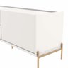 Rack para TV até 75 Polegadas com Pés em Aço Carbono e Pintura Metalizada 220cm Jasper - 4