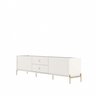 Rack para TV até 75 Polegadas com Pés em Aço Carbono e Pintura Metalizada 220cm Jasper - 5