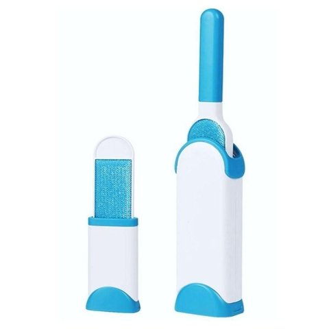 Escova Tira Pelos Pet Fur Removedora Roupa Sofa Kit com 2