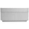 Tigela Ramekin de Porcelana 240ml Canelado Médio Germer Branco - 1