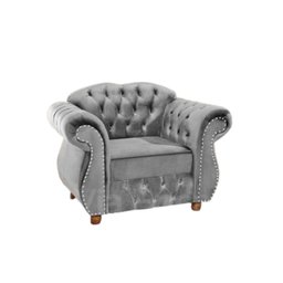 Poltrona para Sala de Estar Chest Merlô Design de Luxo - 2