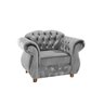 Poltrona para Sala de Estar Chest Merlô Design de Luxo - 2