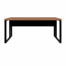 Escrivaninha Industrial 190cm X 60cm Pés Metal F5 Office - 5 Escrivaninha Industrial 190cm X 60cm Pés Metal F5 Office - 5