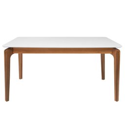 Mesa de Jantar Portugal em Madeira Maciça e Mdf L 160 X P 90 X Alt 77 - 1