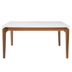Mesa de Jantar Portugal em Madeira Maciça e Mdf L 160 X P 90 X Alt 77