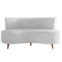 Ver imagem 7 de Sofá Living 2 Lugares 135cm Aang Pés Palito Bouclê Off White G33 - Gran Belo