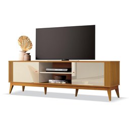 Rack Bancada Para Sala TV Até 60 Polegadas Legacy Cedro / Off White - 1