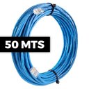 Ver imagem 2 de Cabo de Rede Cat 5e Mpt Interno 50 Metros U/utp 4p X 24awg | Azul com Conectores