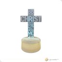 Ver imagem 6 de Abajures de Mesa Acrilico Jesus Cristo Led Rgb Colorido Cabo Usb e Pilha