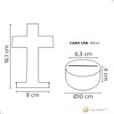 Ver imagem 5 de Abajures de Mesa Acrilico Jesus Cristo Led Rgb Colorido Cabo Usb e Pilha