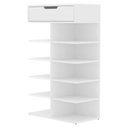 Ver imagem 1 de Sapateira Multiuso 1 Gaveta 99x60 cm Agata Branco Dcasa