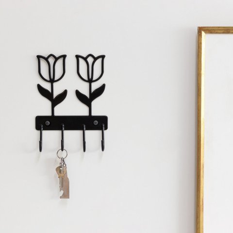 Gancho Decorativo de Parede Flor