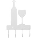 Ver imagem 4 de Ancho de Parede Aramado Garrafa e Taça para Pendurar Xícaras