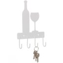 Ver imagem 2 de Ancho de Parede Aramado Garrafa e Taça para Pendurar Xícaras