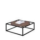 Ver imagem 1 de Mesa De Centro Sala 84x84x35cm Aço e Madeira Industrial Moon Don Castro Decor