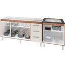 Ver imagem 4 de Balcao Pia 150cm e Cooktop 4 Bocas Savana Off White Mobbs