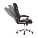Ver imagem 5 de Kit 10 Cadeiras Escritório Presidente Ergonômica NR17 Corino Mola Ensacada Marrom