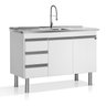 Gabinete de Cozinha Salvador para Pia de 114 Cm - 1