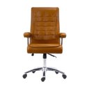 Ver imagem 5 de Kit 6 Cadeiras Escritório Presidente Ergonômica NR17 Corino Mola Ensacada