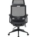 Ver imagem 7 de Kit 8 Cadeiras Escritório Presidente Ergonômica NR17 Genebra Preto