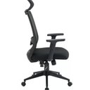 Ver imagem 5 de Kit 8 Cadeiras Escritório Presidente Ergonômica NR17 Genebra Preto