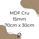 Ver imagem 4 de Chapa Prateleira Maderia MDF Crú 15mm 30x70cm