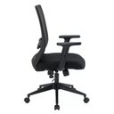 Ver imagem 6 de Kit 8 Cadeiras Escritório Diretor Ergonômica NR17 Genebra Preto