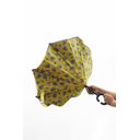 Ver imagem 4 de Guarda-chuva Invertido Floral - Amarelo Mor
