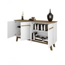 Ver imagem 3 de Aparador Buffet Opala Cinamomo/Branco