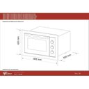 Ver imagem 2 de Conjunto de Embutir Fischer com Forno Elétrico 48L + Micro-ondas 25L Fit Line 127v