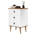 Ver imagem 1 de Mesa Cabeceira Dream Madri 3 Gavetas