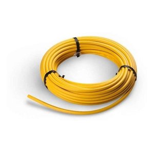Mangueira Tubo Isolador Polietileno 3/8 Amarela Cerca Elétrica Zebu