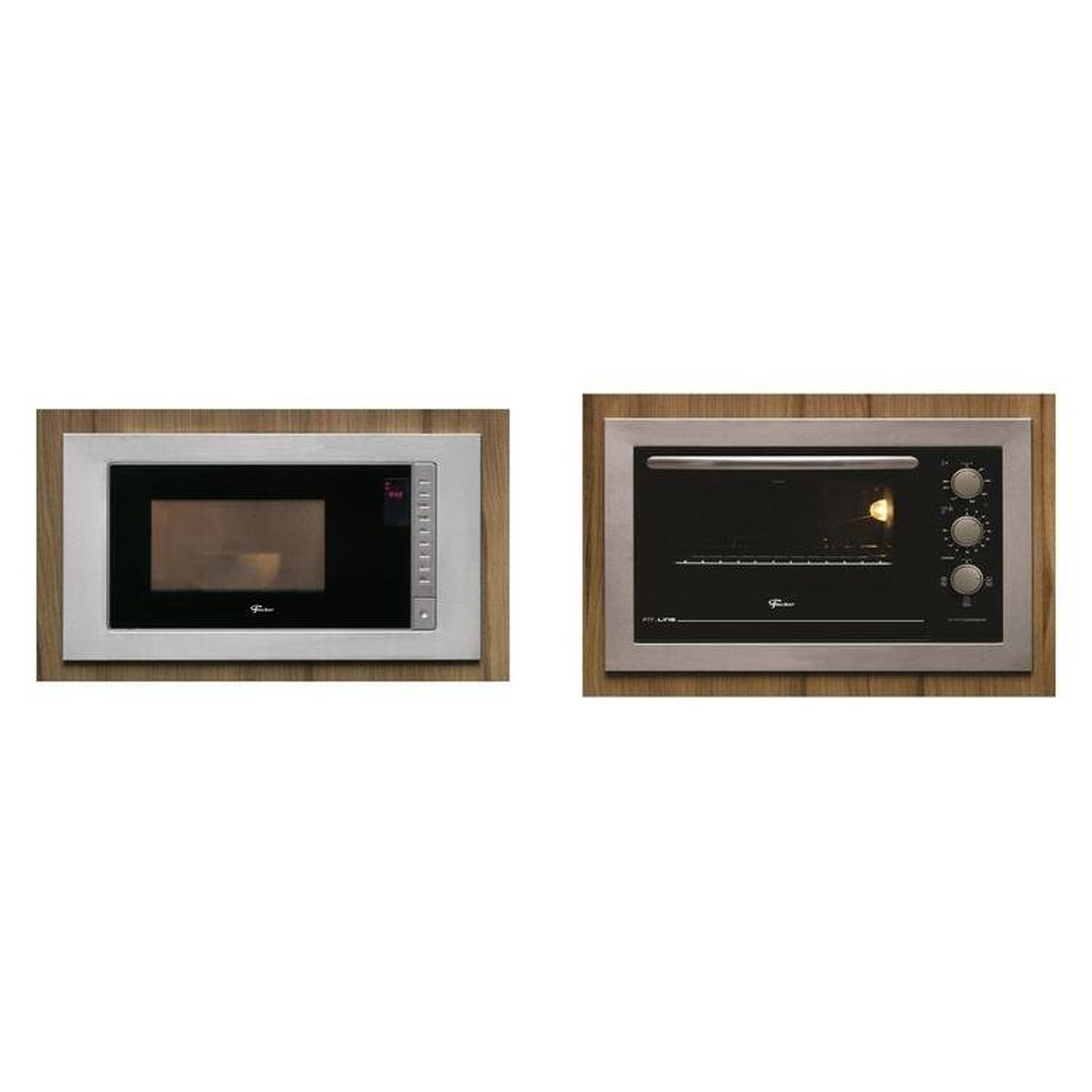 Conjunto Micro-ondas e Forno de Embutir Fit Line 220v