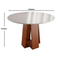 Ver imagem 2 de Kit Mesa de Jantar Off White 100cm C/ 4 Cadeiras Turquesa