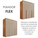 Ver imagem 7 de Guarda Roupa Casal 4 Portas 181 cm Lizz Cedro Off White Dcasa