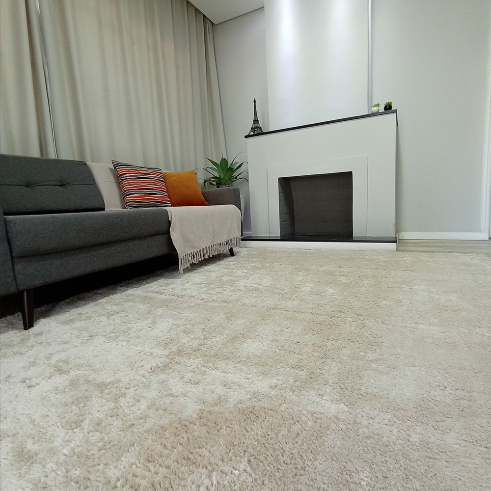 Tapete Macio Areia 1.50x2.00 Antiderrapante Inspira Comfort - 2