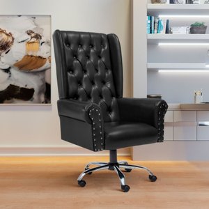 Poltrona Presidente Consul Chest Design Clássico