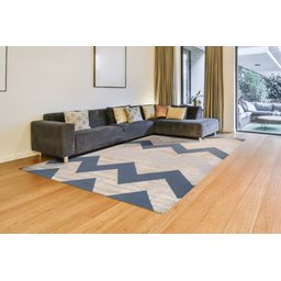 Tapete Nilo 05 1,40x2,00 - Azul e Bege - Edantex - 4